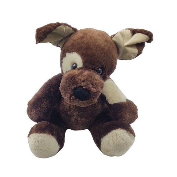 Build A Bear Puppy Dog Spot Brown Floppy Ear Pup Plush Stuffed Animal - Picture 1 of 8
